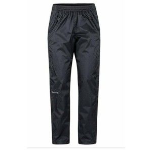 Marmot NWT Mens Black PreCip Eco Ankle Zip Nylon Waterproof Rain Pants Large